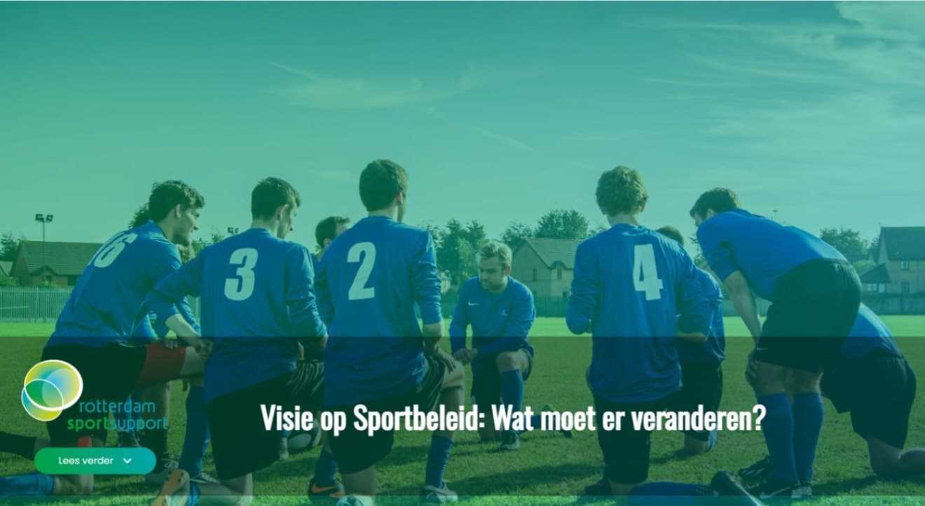 Vision on sports policy: What needs to change'. image