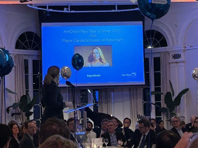 The AMCHAM New Year Dinner is traditionally held in Rotterdam and this time in the Wereldmuseum. image