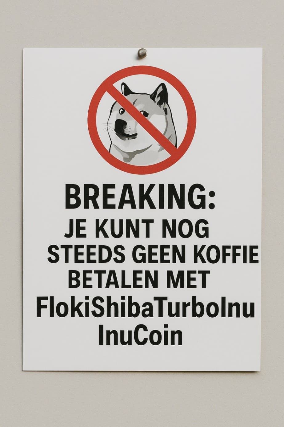 Breaking: Je kunt nog steeds geen koffie betalen met FlokiShibaTurboInuCoin image