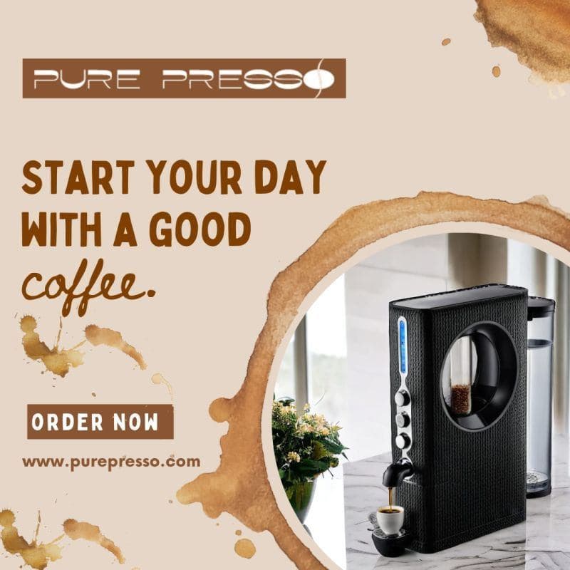 Start your day with intention—and a perfect cup of Purepresso. image