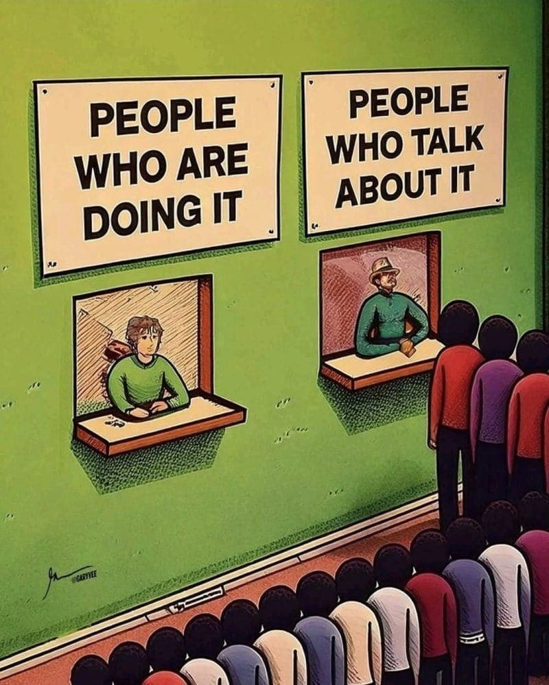 Letโs be honest: Those who know. Those who grow. And those who Put it on. image