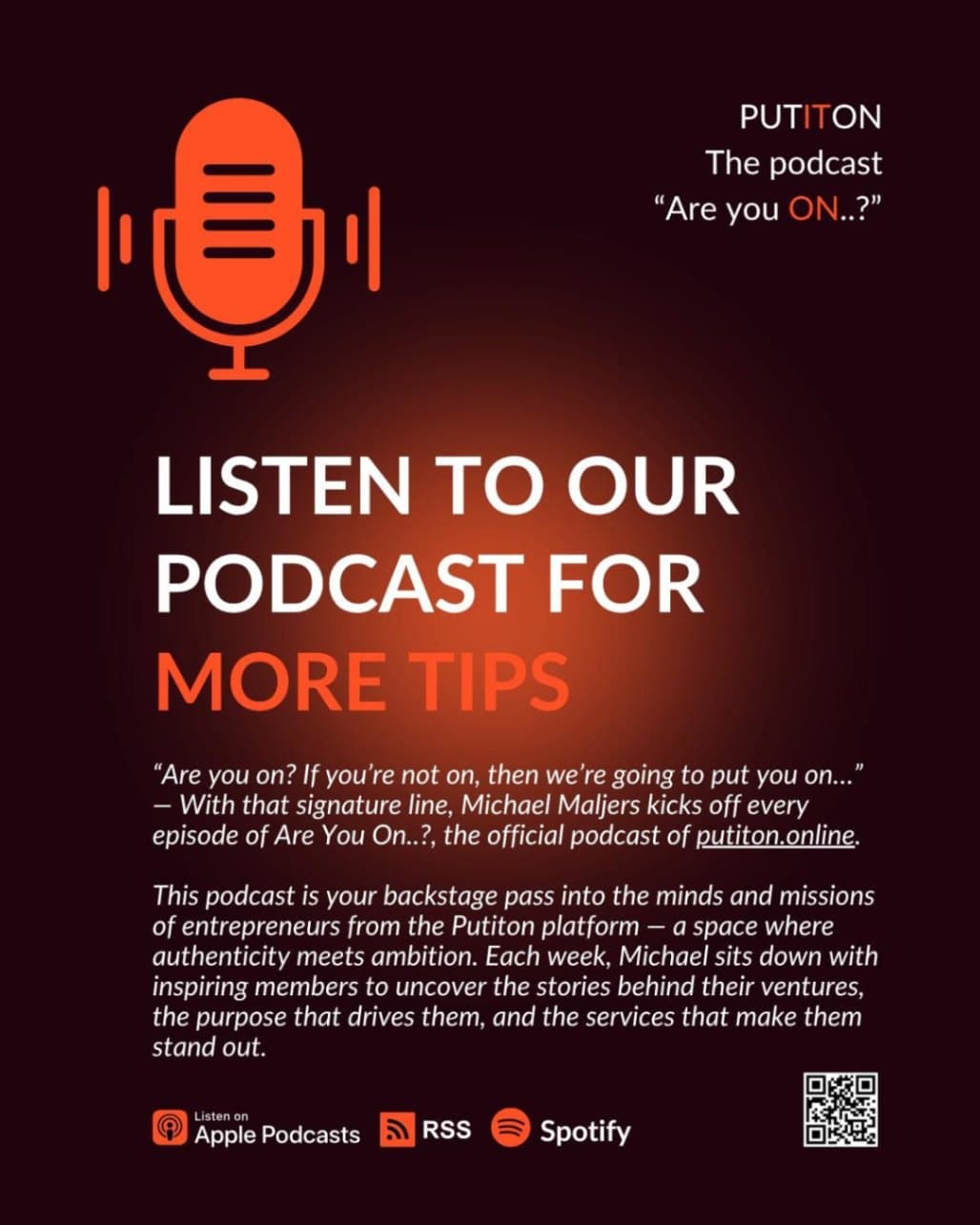 Putiton – Voor The Few die weten, groeien en het durven te laten zien. image