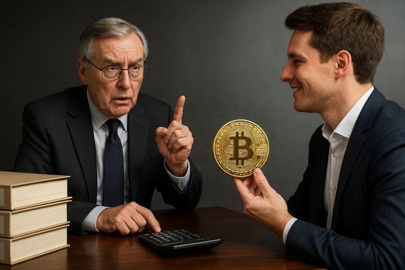 Mijn accountant raadt het me af om mijn Bitcoin in een BV te stoppen ,er zit immers helemaal niks achter de Bitcoin.’ image