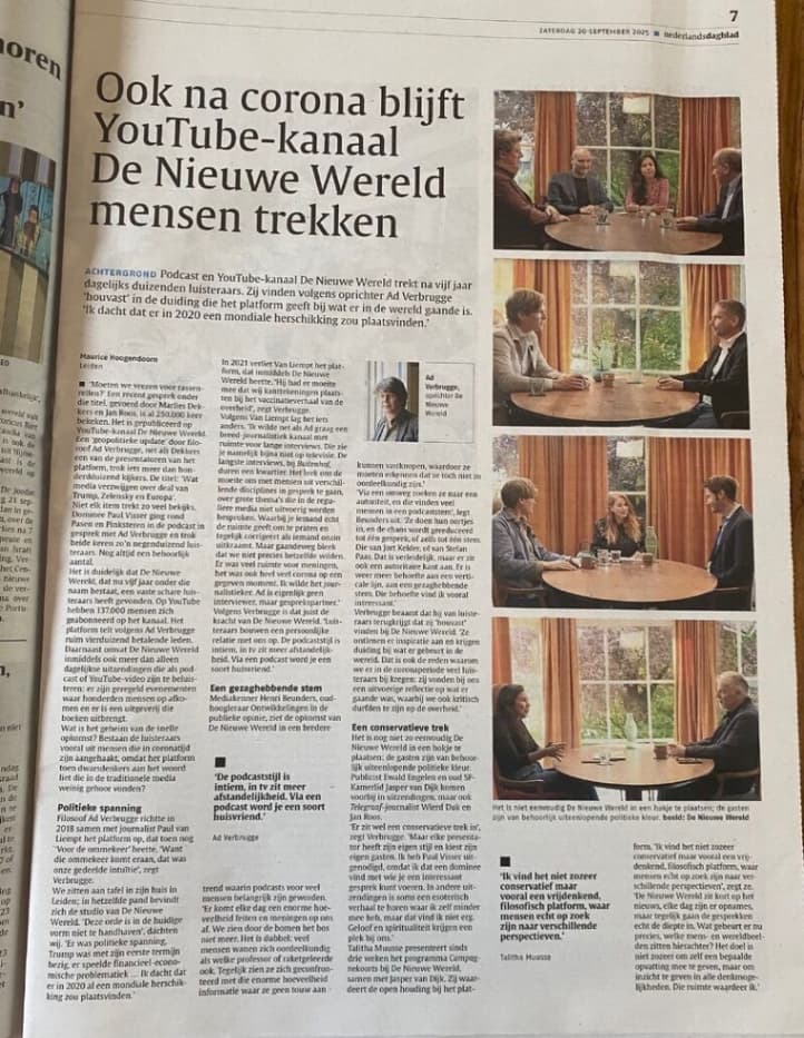 Inderdaad is De Nieuwe Wereld niet goed te plaatsen in de huidige gepolariseerde wereld. image